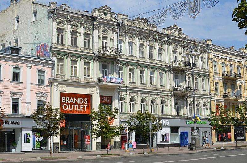 Lucky Hostel На Крещатике Kiew Exterior foto